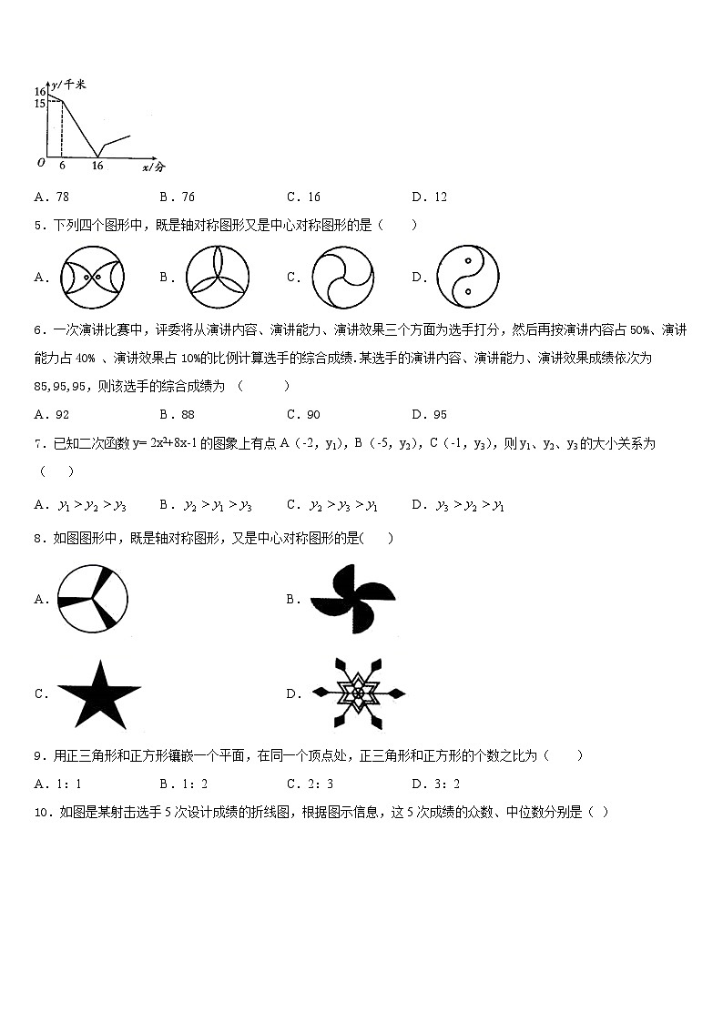 湖北省襄阳市襄阳五中学实验中学2022-2023学年数学七下期末学业质量监测试题含答案第2页