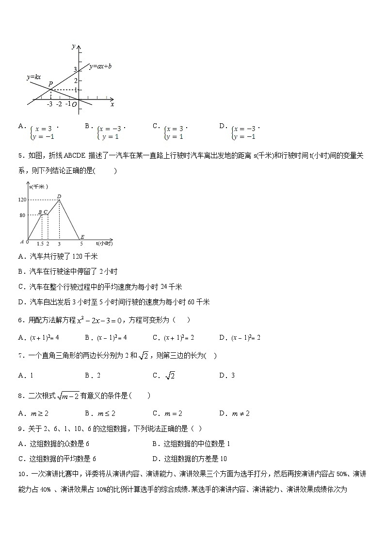 湖南省常德市名校2022-2023学年数学七下期末教学质量检测试题含答案第2页