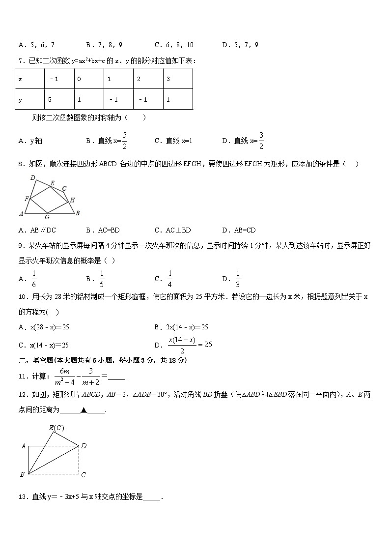 湖南省武冈市洞庭学校2022-2023学年七下数学期末经典模拟试题含答案第2页