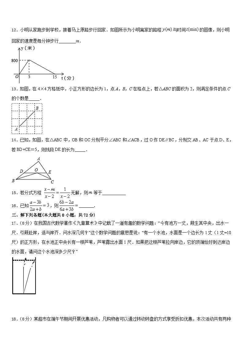 湖南省邵阳市新邵县2022-2023学年七年级数学第二学期期末学业质量监测模拟试题含答案第3页