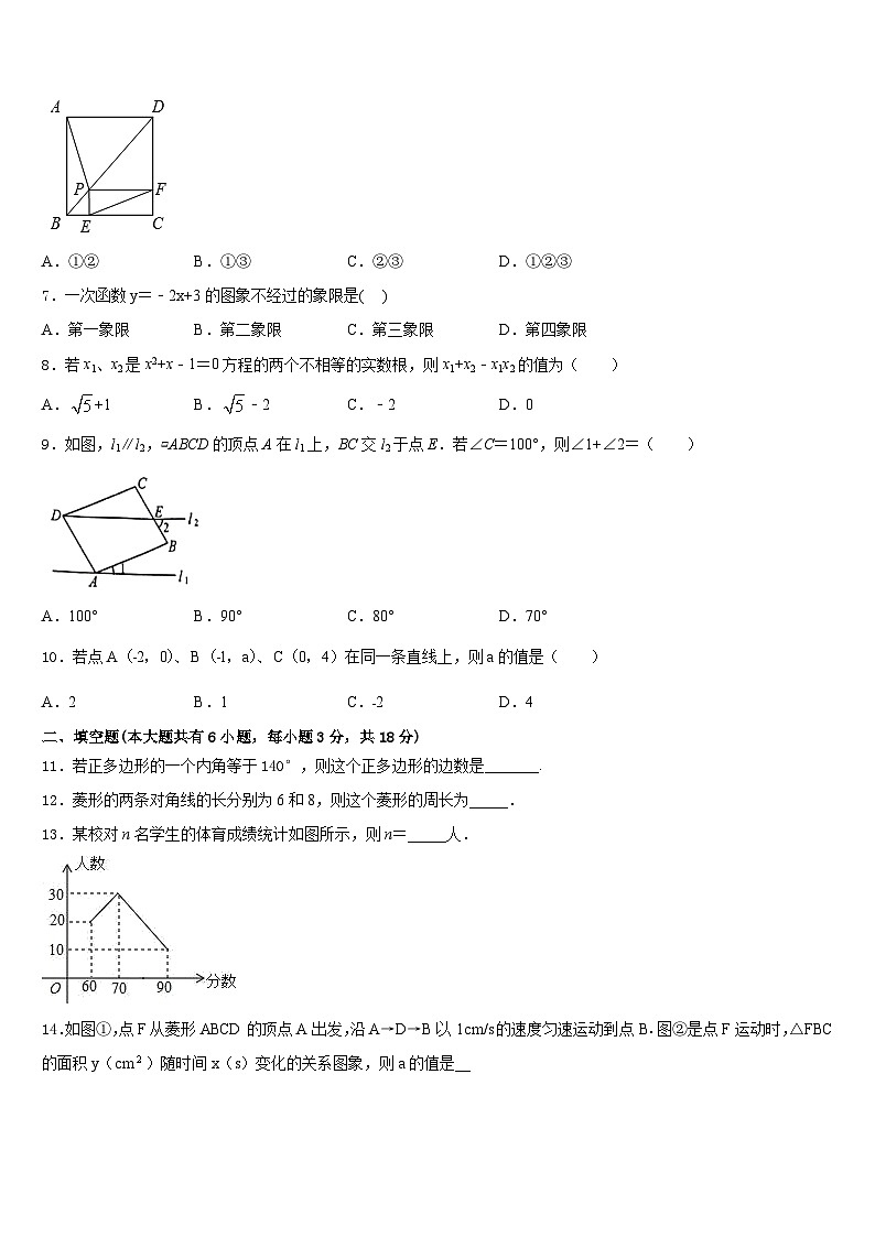 福建省福州市晋安区2022-2023学年七下数学期末调研试题含答案02