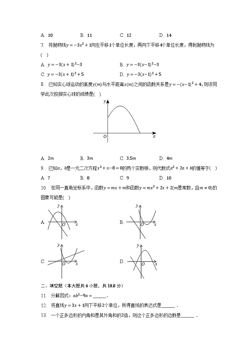 2022-2023学年湖南省长沙市开福区重点学校八年级(下)期末数学试卷(含解析)02