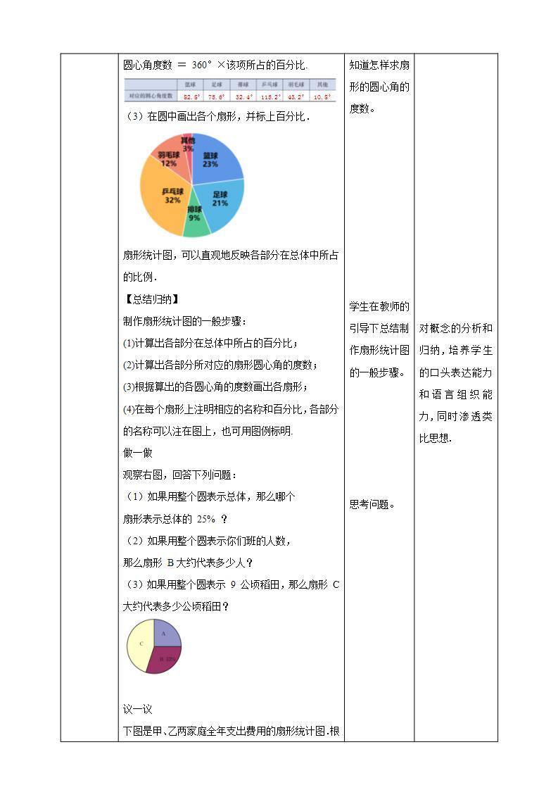 【核心素养】6.3.1  扇形统计图  课件+教案-北师大版数学七年级上册03