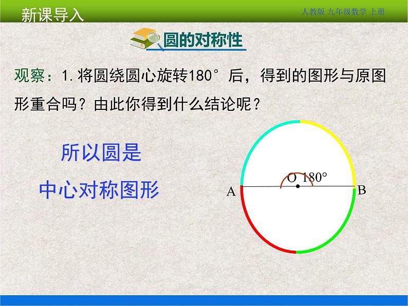 人教版初中数学九年级上册24.1 第3课时《弧、弦、圆心角》课件+教案+同步作业(含教学反思)04