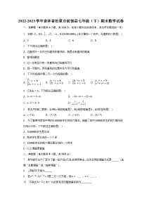 2022-2023学年吉林省松原市前郭县七年级（下）期末数学试卷（含解析）