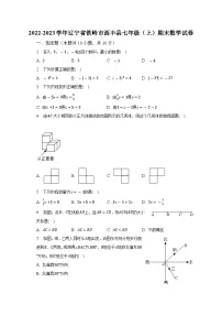 2022-2023学年辽宁省铁岭市西丰县七年级（上）期末数学试卷（含解析）