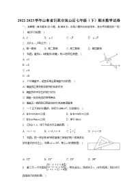 2022-2023学年山东省日照市岚山区七年级（下）期末数学试卷（含解析）