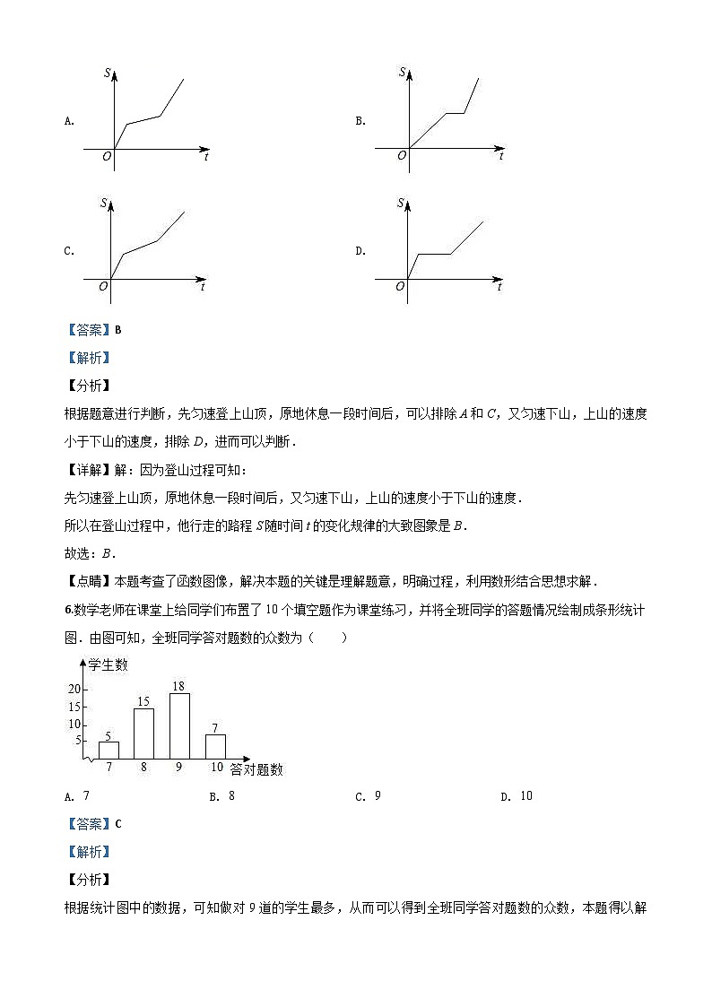 黑龙江省齐齐哈尔市、黑河市、大兴安岭地区2020年中考数学试题(含详解)第3页