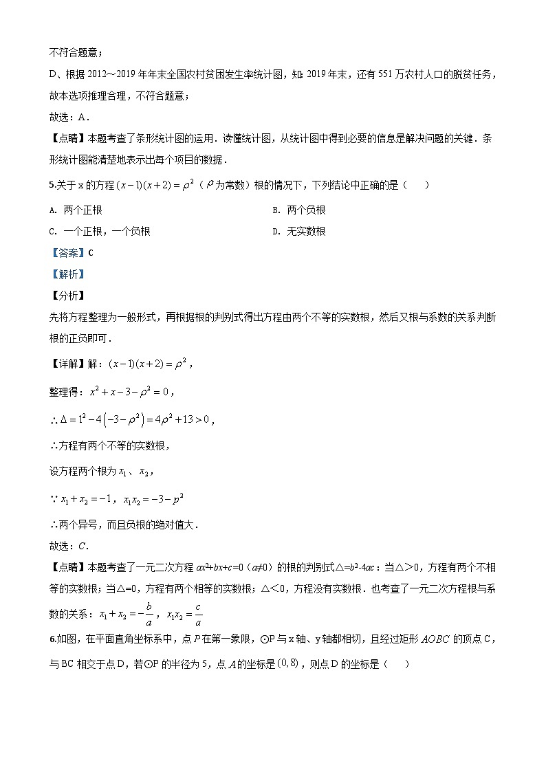 江苏省南京市2020年中考数学试题(含详解)第3页