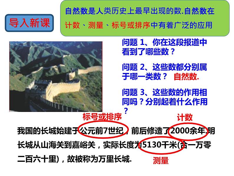 1.1 从自然数到有理数(1) 浙教版数学七年级上册课件第3页