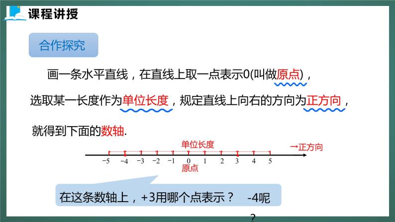 2.2  数轴（课件+教案） 2023-2024学年北师大版七年级数学上册07