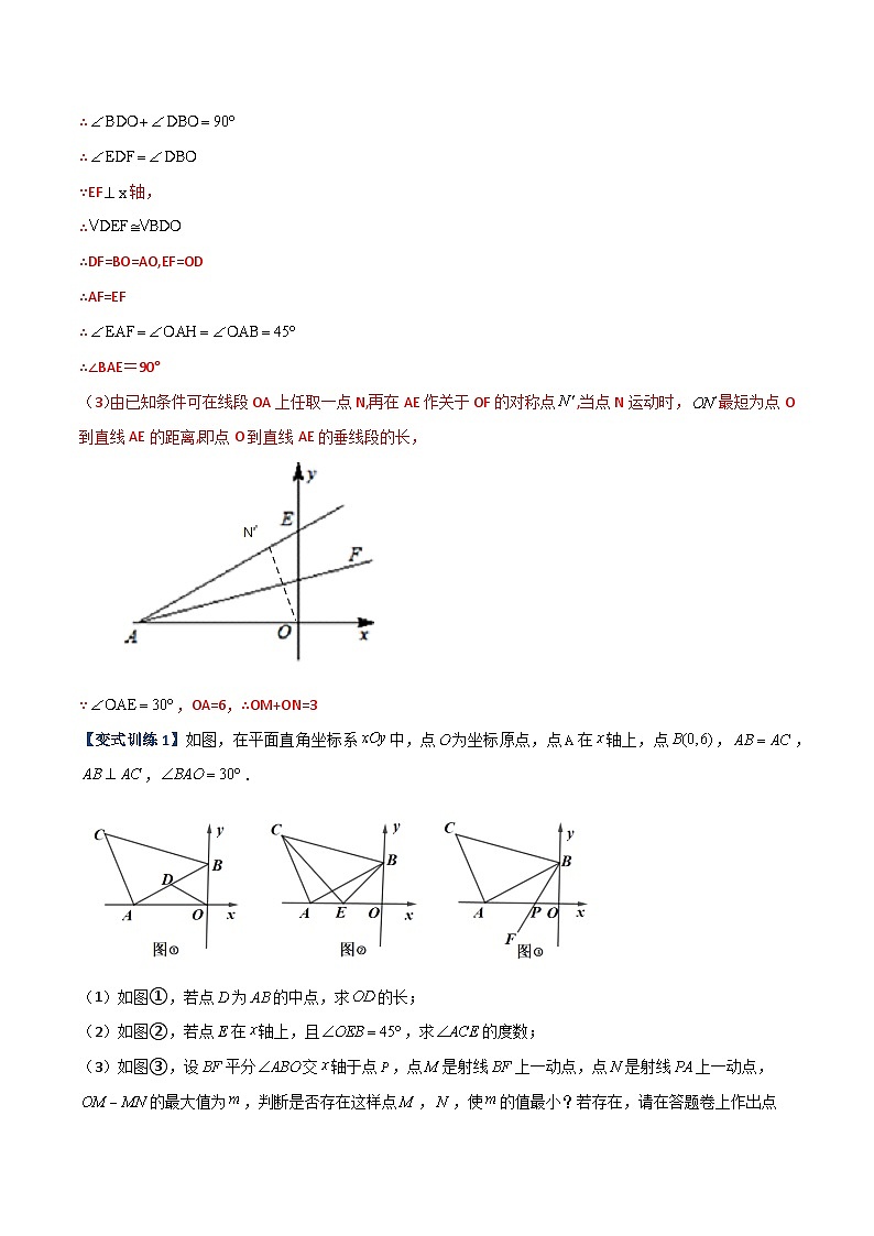 八年级数学上册专题04 轴对称问题的三种考法(解析版)-【压轴必考】2022-2023学年八年级数学上册压轴题攻略(人教版) 第2页