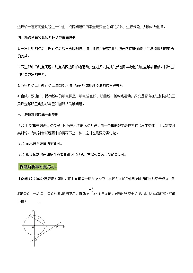 (通用版)中考数学总复习考点53 中考几何动态试题解法(含解析)第2页