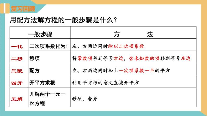 1.2一元二次方程的解法(第4课时 公式法) 课件 苏科版九上数学03