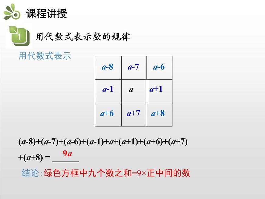 19年秋北師大版七年級(jí)數(shù)學(xué)上冊(cè)講解課件探索與表達(dá)規(guī)律PPT第8頁(yè)