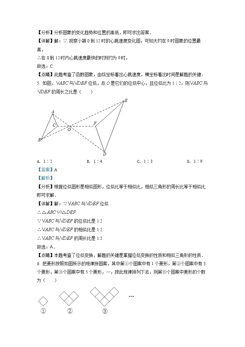 精品解析：2022年重庆市中考数学真题(B卷)（解析版）03