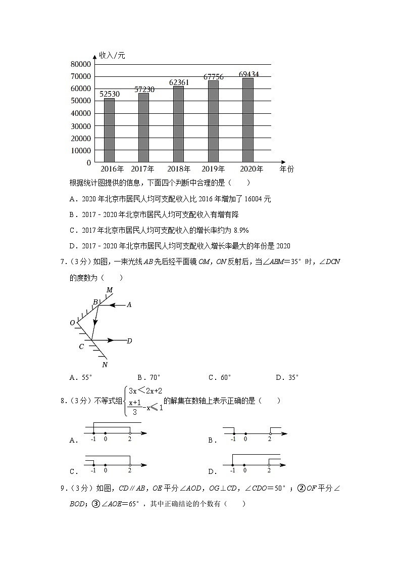 +四川省绵阳市涪城区2023-2024学年八年级上学期开学数学试卷第2页