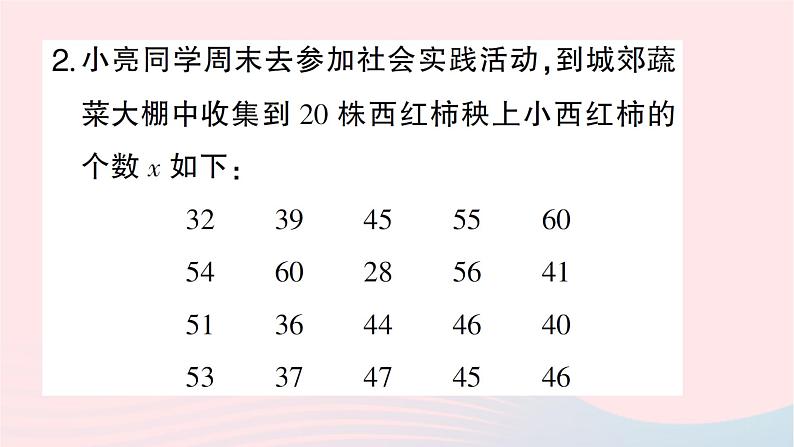 2023七年级数学上册第六章数据的收集与整理3数据的表示第三课时绘制频数直方图作业课件新版北师大版第5页