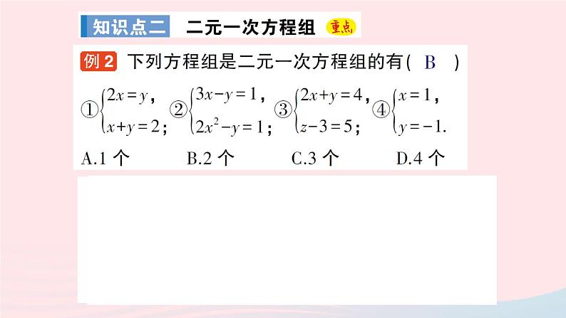 2023八年级数学上册第五章二元一次方程组1认识二元一次方程组课件新版北师大版06