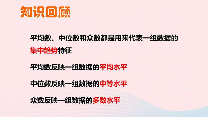 2023八年级数学上册第六章数据的分析3从统计图分析数据的集中趋势上课课件新版北师大版02