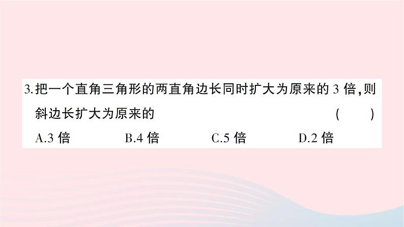 2023八年级数学上册第一章勾股定理综合训练作业课件新版北师大版03