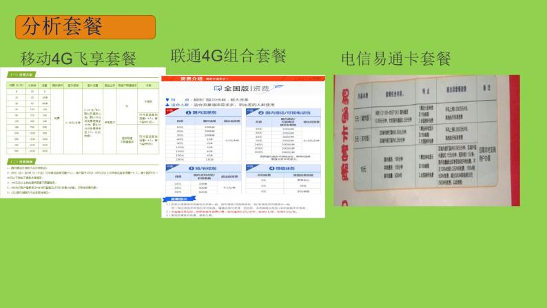 《哪一款手机资费套餐更合适》PPT课件2-八年级上册数学北师大版03