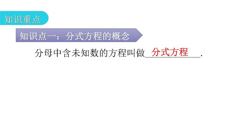 人教版八年级数学上册第十五章分式第50课时分式方程(一)教学课件03