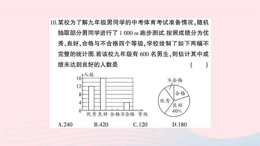 2023九年級(jí)數(shù)學(xué)上冊(cè)第5章用樣本推斷總體綜合訓(xùn)練作業(yè)課件新版湘教版第8頁(yè)