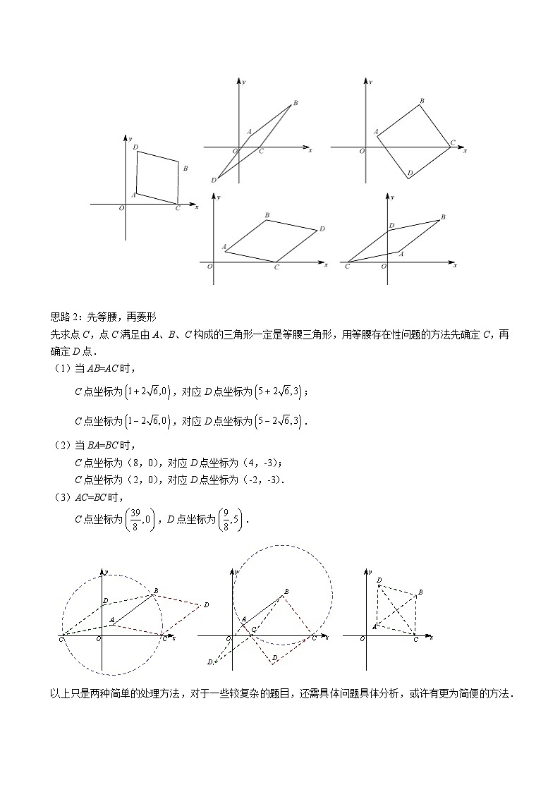 专题14 二次函数与菱形存在性问题(原卷版)第3页