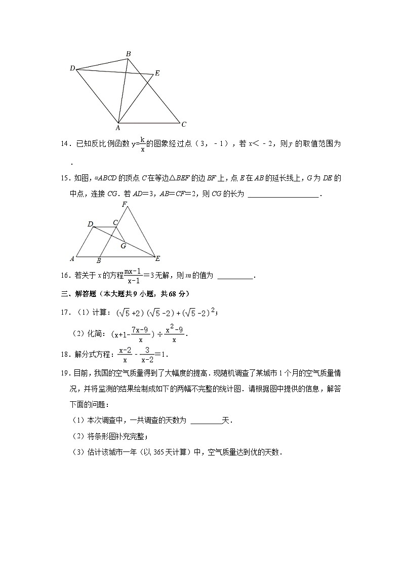 2023-2024学年江苏省南京市栖霞区伯乐中学九年级(上)期初数学试卷(含解析)03
