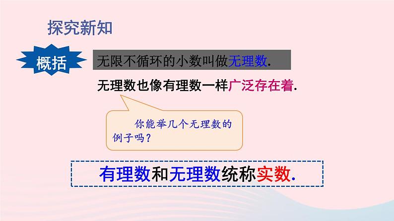 2023八年级数学上册第11章数的开方11.2实数第1课时实数的有关概念课件(华东师大版)06