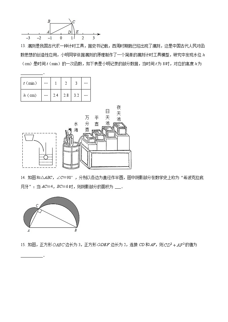 精品解析:广东省深圳市富源学校2022-2023学年八年级上学期数学期中练习反馈试题(原卷版)第3页