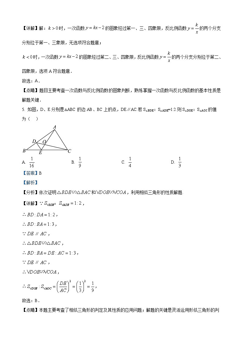 精品解析:广东省深圳市北大附中南山分校(深圳南山为明学校)2022-2023学年九年级上学期期中考试数学试卷03