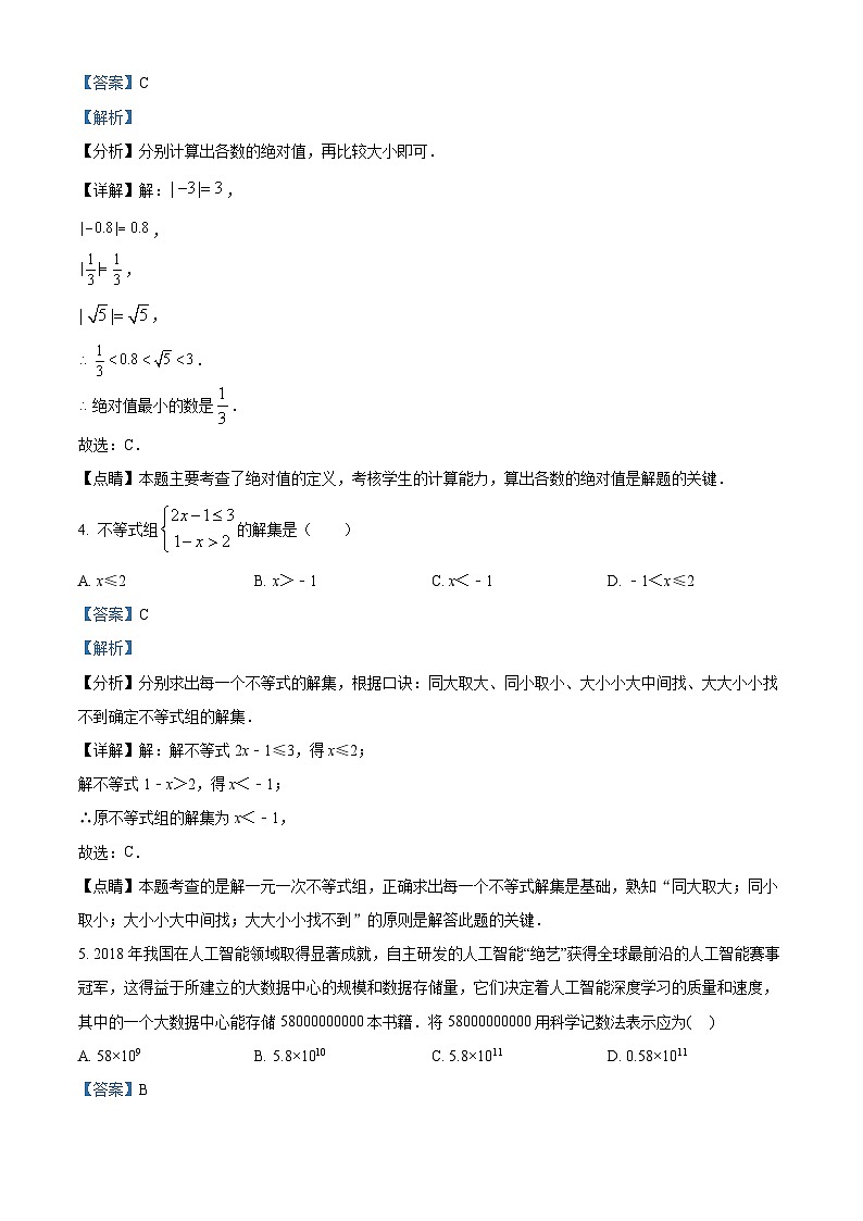 精品解析:广东省深圳市福田区外国语学校2021-2022学年九年级下学期3月月考数学试题(解析版)第2页