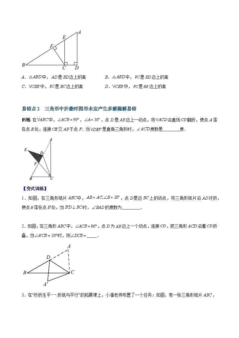 【期中单元压轴题专练】(人教版)2023-2024学年八年级数学上册单元 第十一章 三角形单元复习提升(测试卷)02