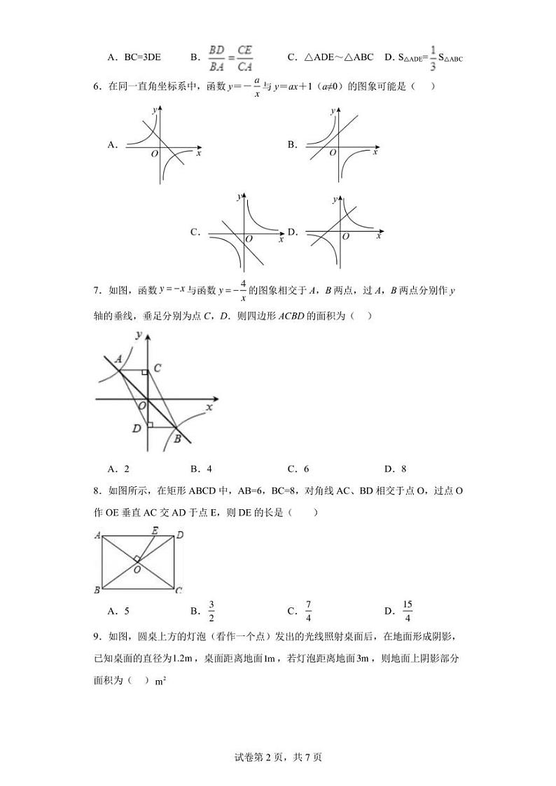 辽宁省铁岭市昌图县2022-2023学年九年级上学期11月月考数学试题02