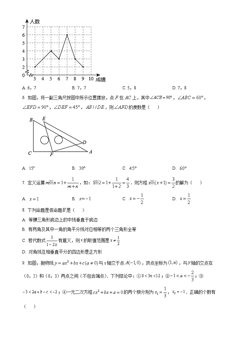 精品解析:2022年广东省深圳市九年级中考冲刺数学模拟卷02