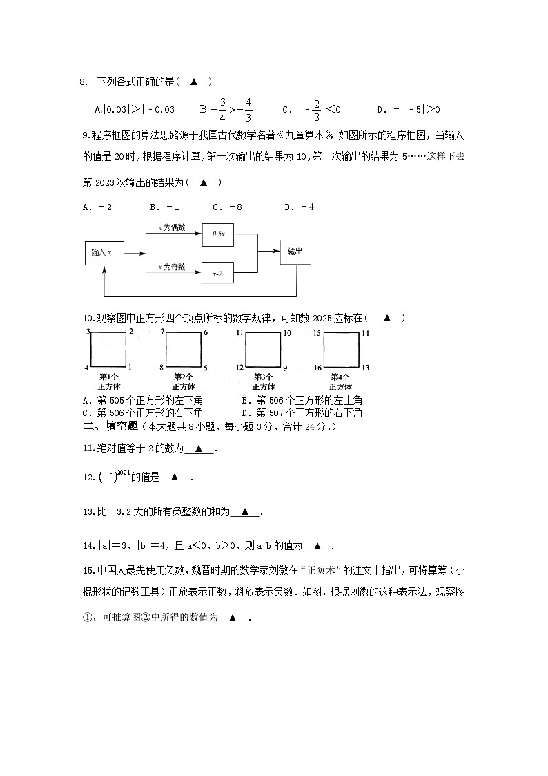 吴江区实验初中教育集团2023阳光测试试题卷第2页