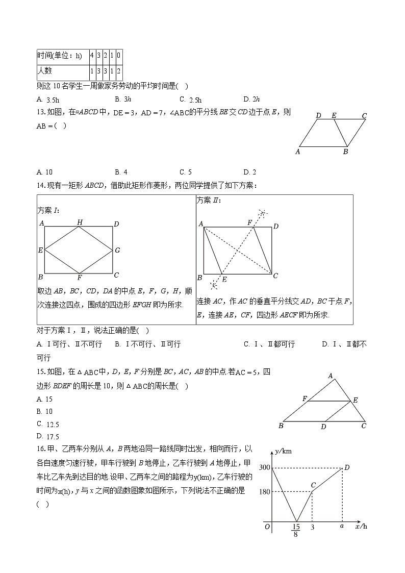 2022-2023学年河北省保定市易县八年级(下)期末数学试卷(含答案解析)第2页