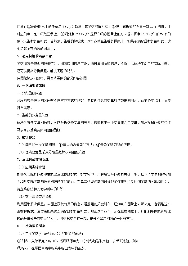 中考数学函数专项复习第2页