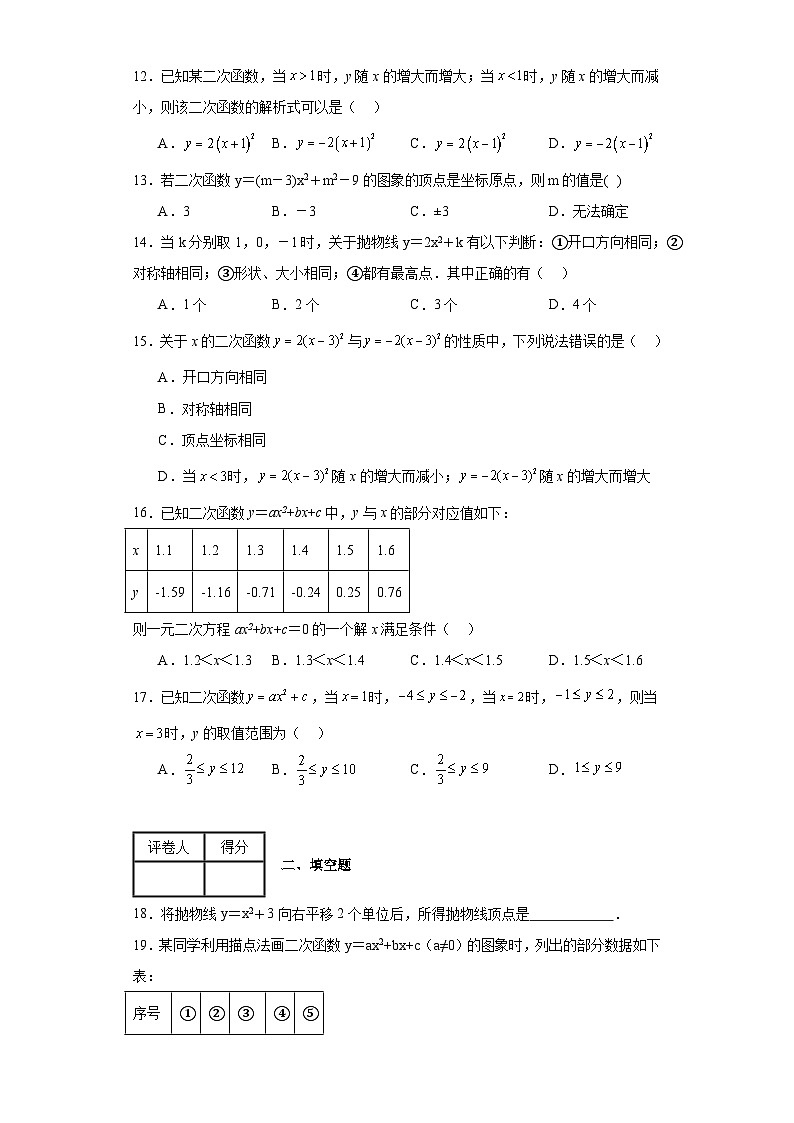 中考数学二轮复习模块三函数 二次函数题型练含解析答案第3页