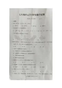 山东省枣庄市市中区十五中学2023—2024学年上学期第一次月考七年级数学试卷