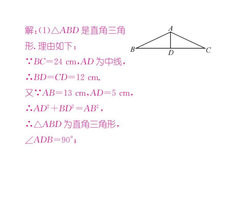 北师大版八年级数学上册第1章勾股定理2  一定是直角三角形吗课时训练课件PPT07