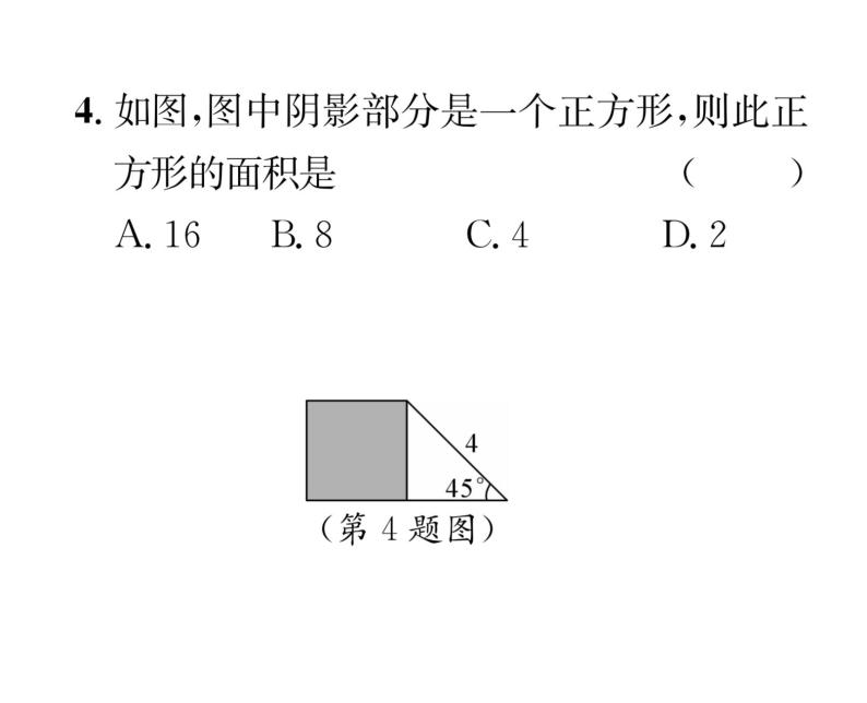 北师大版八年级数学上册1.1-1.3阶段测试（1）课时训练课件PPT04