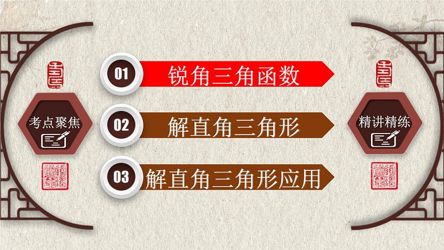 中考數(shù)學(xué)一輪復(fù)習(xí)知識點梳理+提升訓(xùn)練精品課件專題4.5《銳角三角函數(shù)》(含答案)第2頁