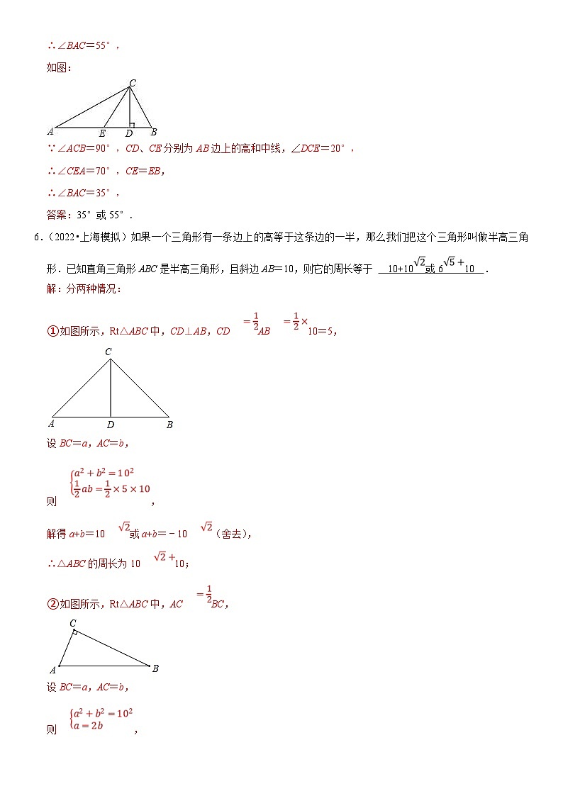 中考数学一轮复习核心考点精讲精练专题19 三角形(解析版)第3页