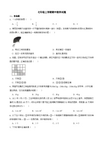 山东省聊城市2023年七年级上学期期中数学试卷（附答案）