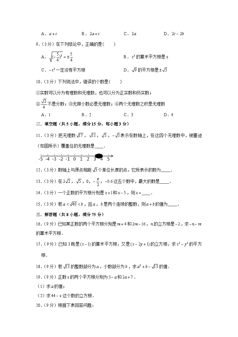 人教版数学7年级下册第6单元 单元测试1第2页