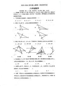 重庆市江津实验中学2023－2024学年八年级上学期第一次定时作业数学试题