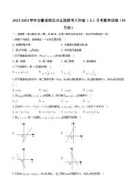 2023-2024学年安徽省淮北市五校联考八年级（上）月考数学试卷（10月份）（含解析）